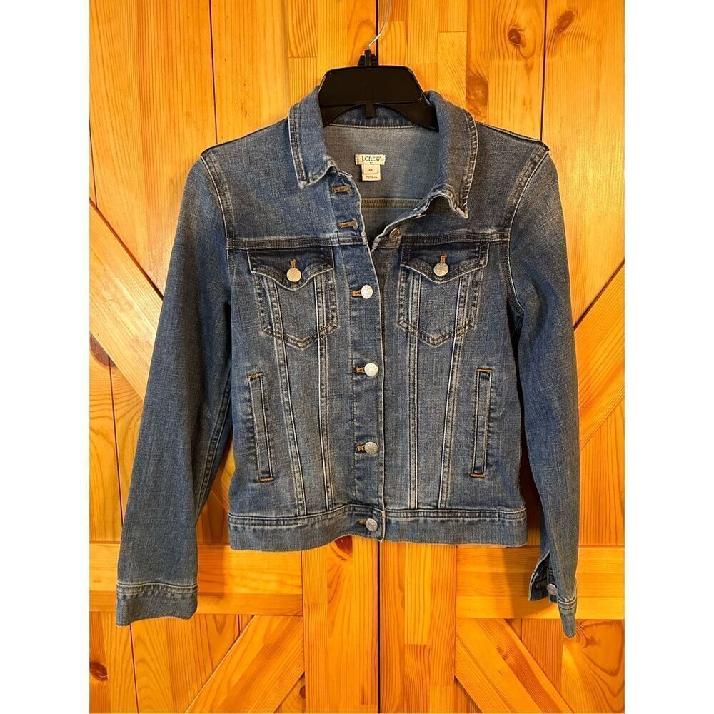 J. CREW Button Down Long Sleeve Jean Jacket Size XS (4484)